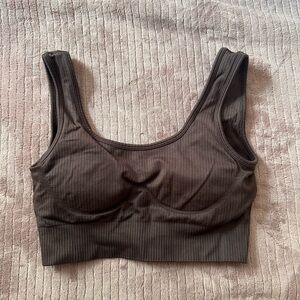 { Sacré Ribbed Sports Bra }